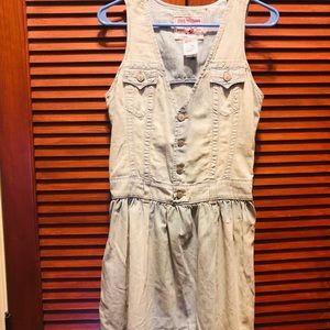 Brand new jean dress, only worn once!